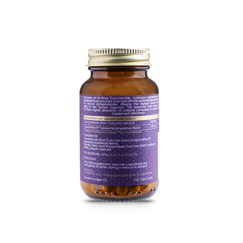 Naturlabs Liposomální Kurkumin 3Complex 30 tablet Obrázek