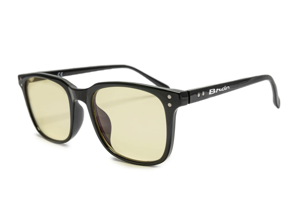 BrainMax BrainMarket Brýle blokující 40% modrého světla, BLACKBIRD Obrázek