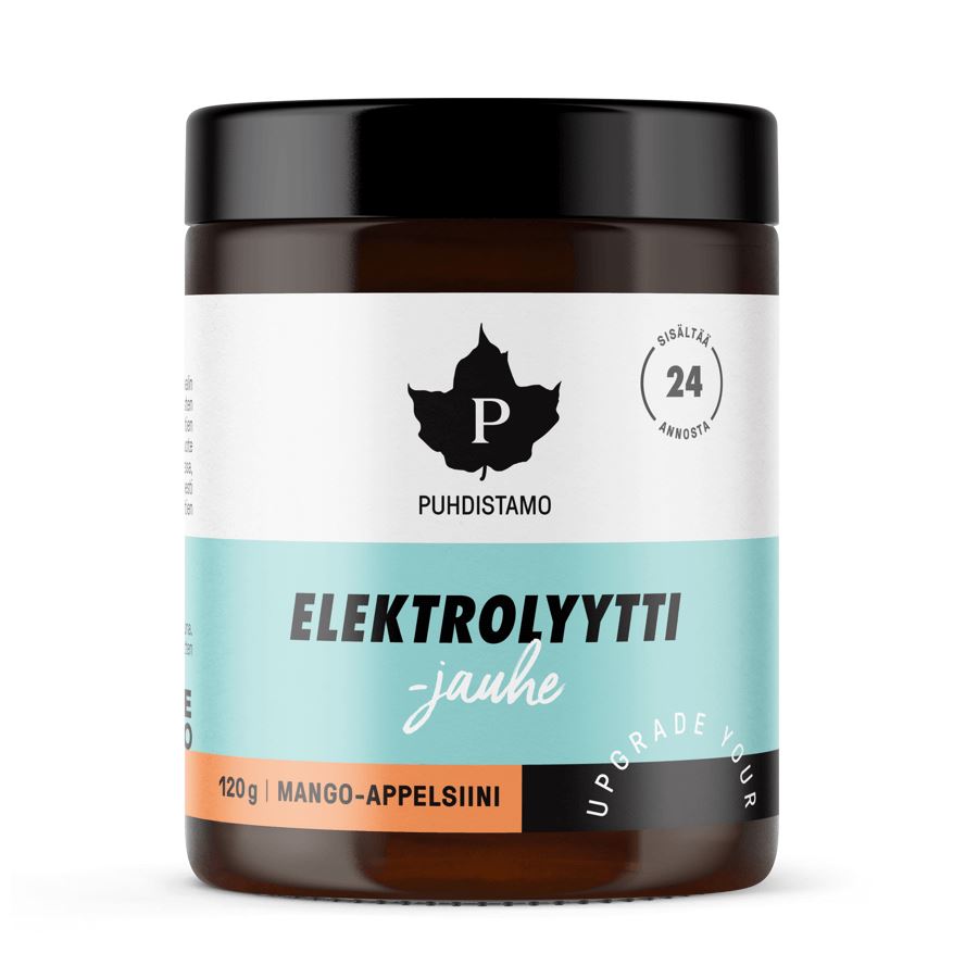 Puhdistamo - Electrolyte Powder 120g mango pomeranč Obrázek