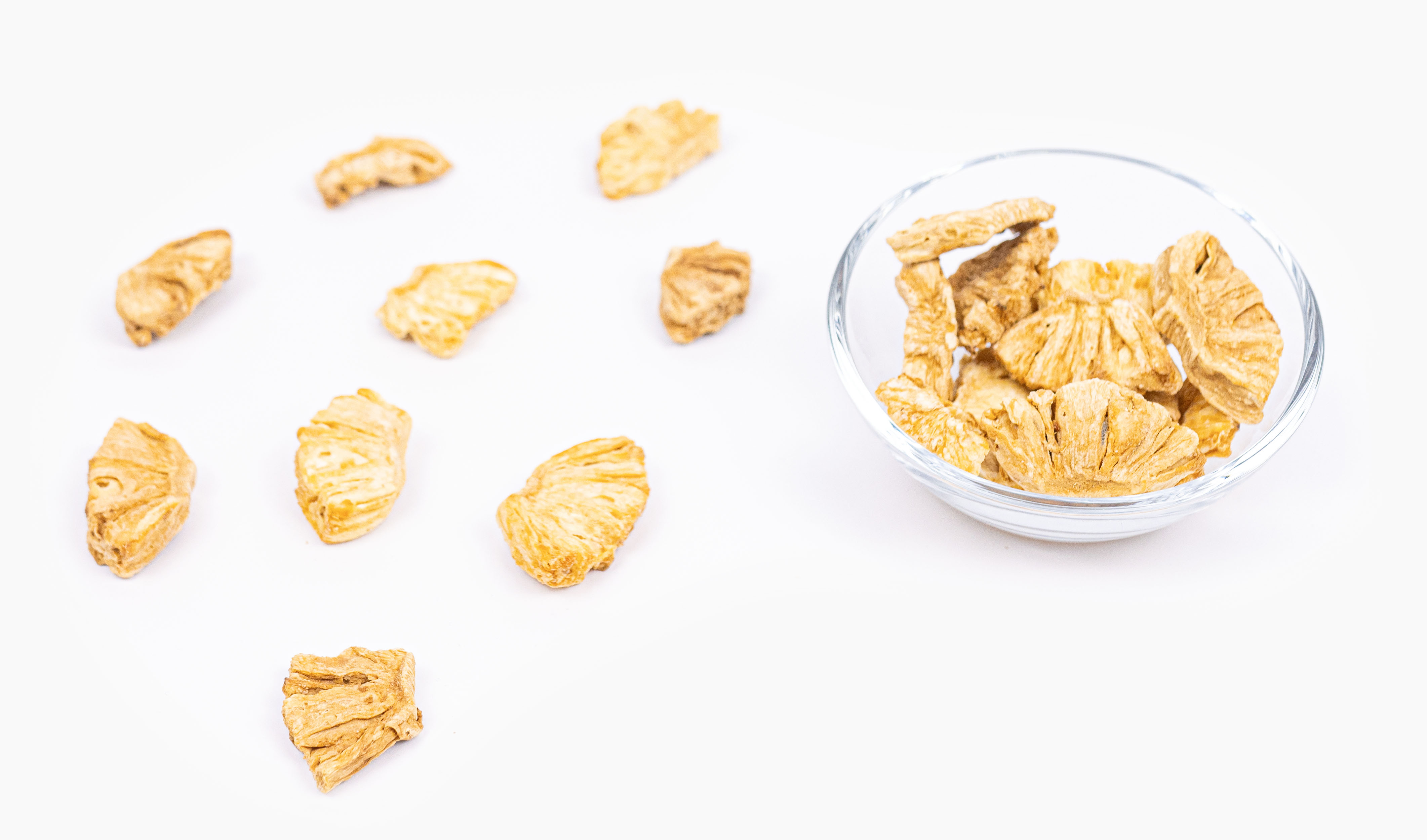 BrainMax Pure Lyofilizovaný ananas, kousky, BIO, 45 g Obrázek