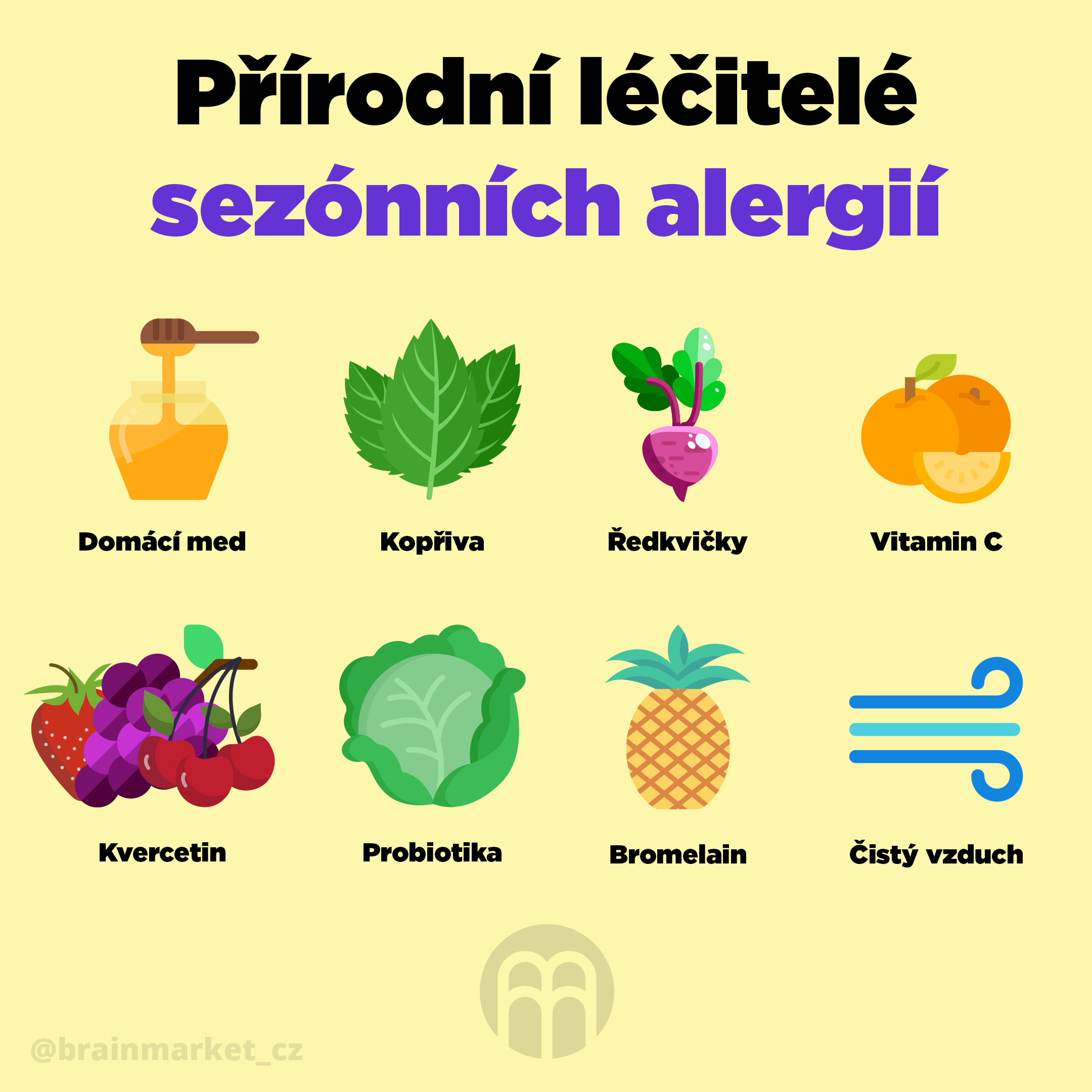 BrainMax Quercetin & Bromelain, Kvercetin a Bromelain, 4 rostlinné kapsle Obrázek