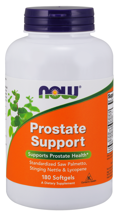 Now® Foods NOW Prostate Support (podpora prostaty), 180 softgel kapslí Obrázek