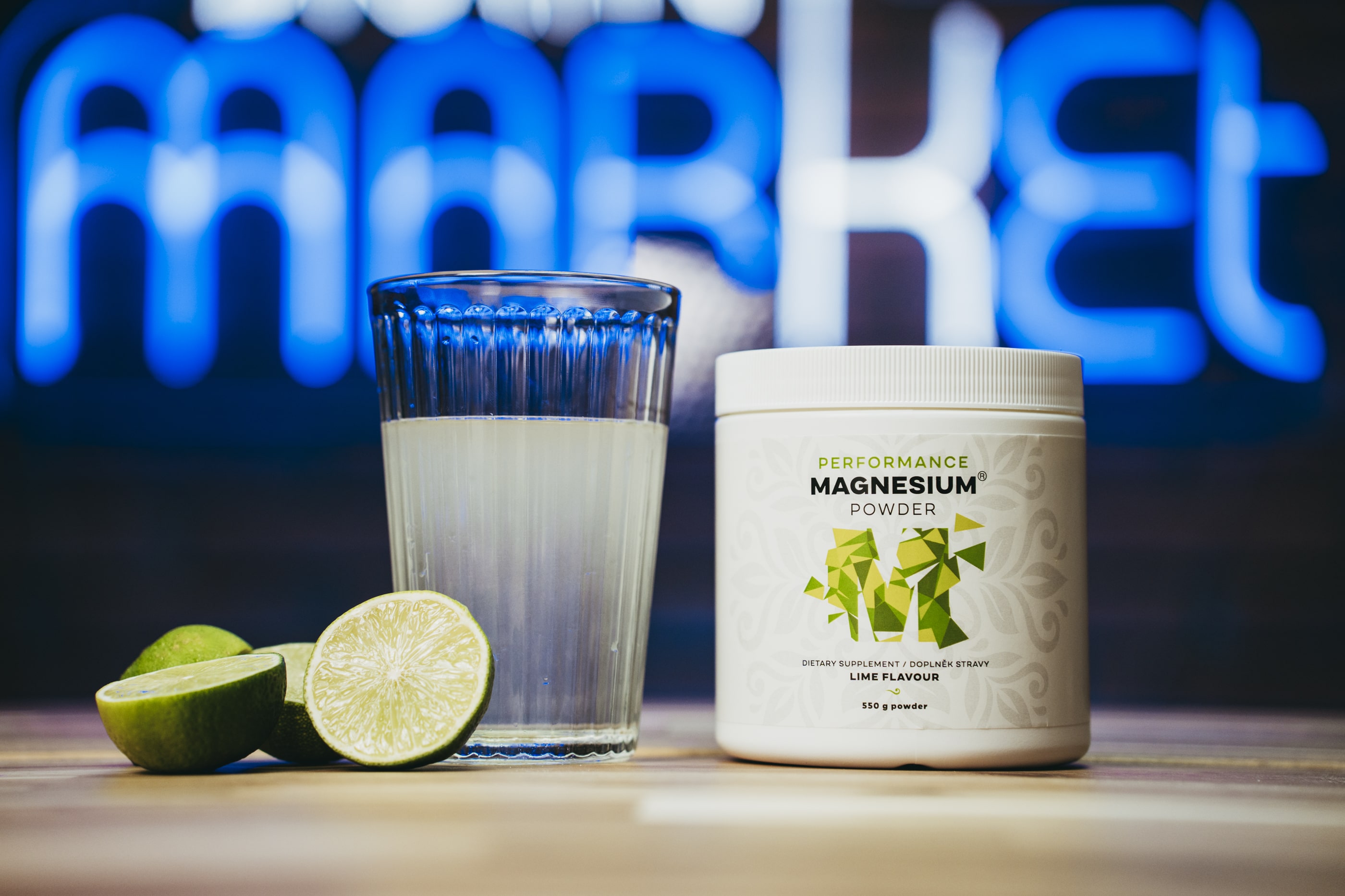 BrainMax Performance Magnesium Powder Pomeranč (hořčík bisglycinát), nová méně sladká verze,  450 g Obrázek