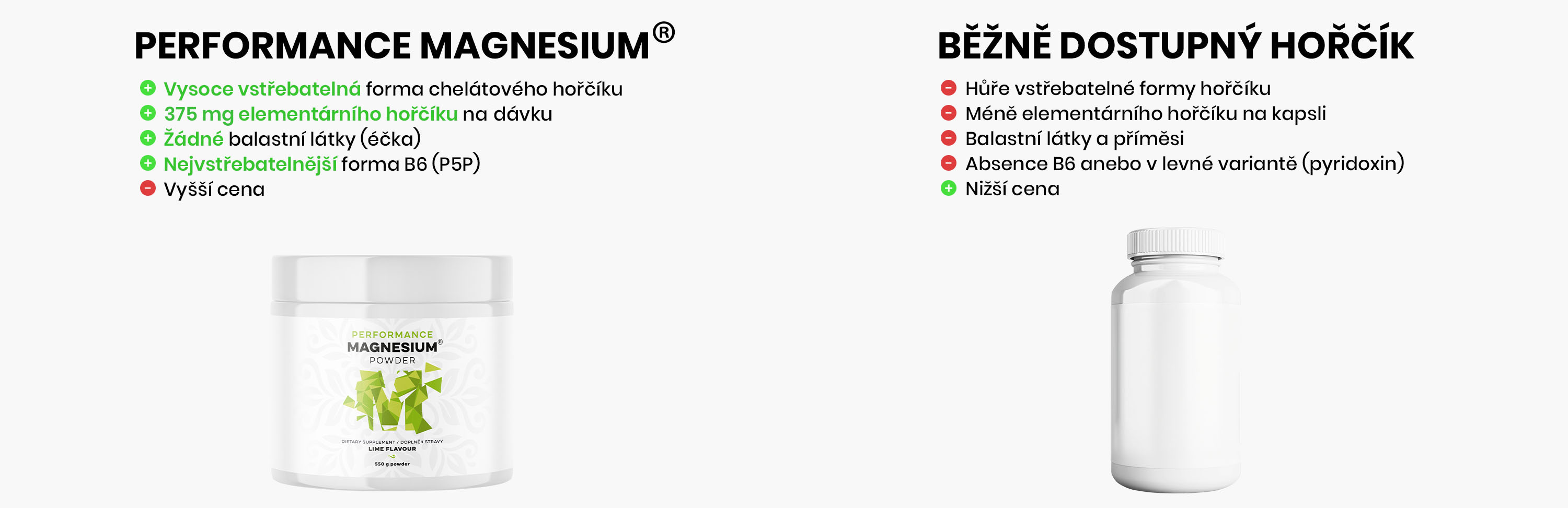 BrainMax Performance Magnesium Powder Pomeranč (hořčík bisglycinát), nová méně sladká verze,  450 g Obrázek
