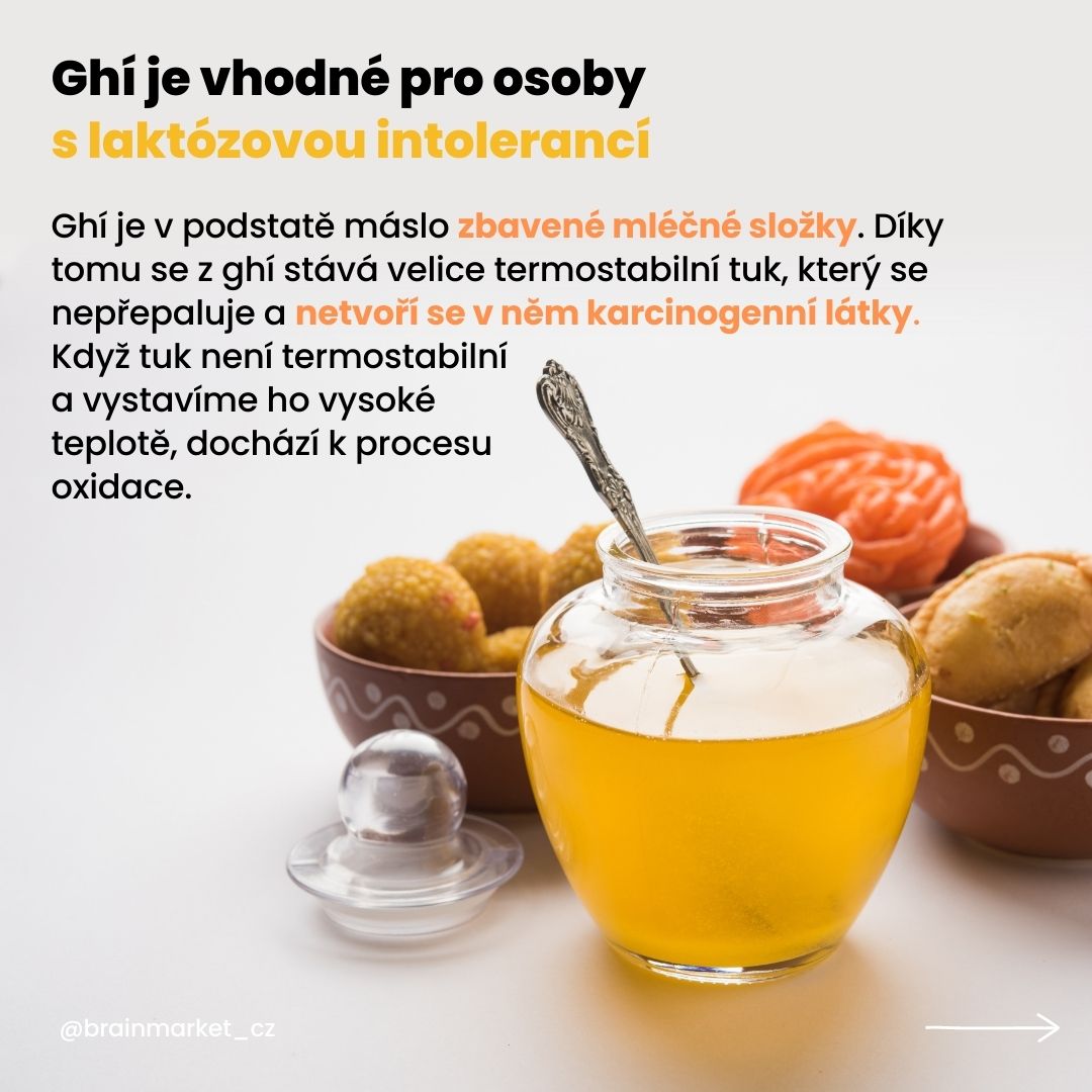 BrainMax Pure Ghee, přepuštěné máslo GHÍ, BIO, 340 ml Obrázek