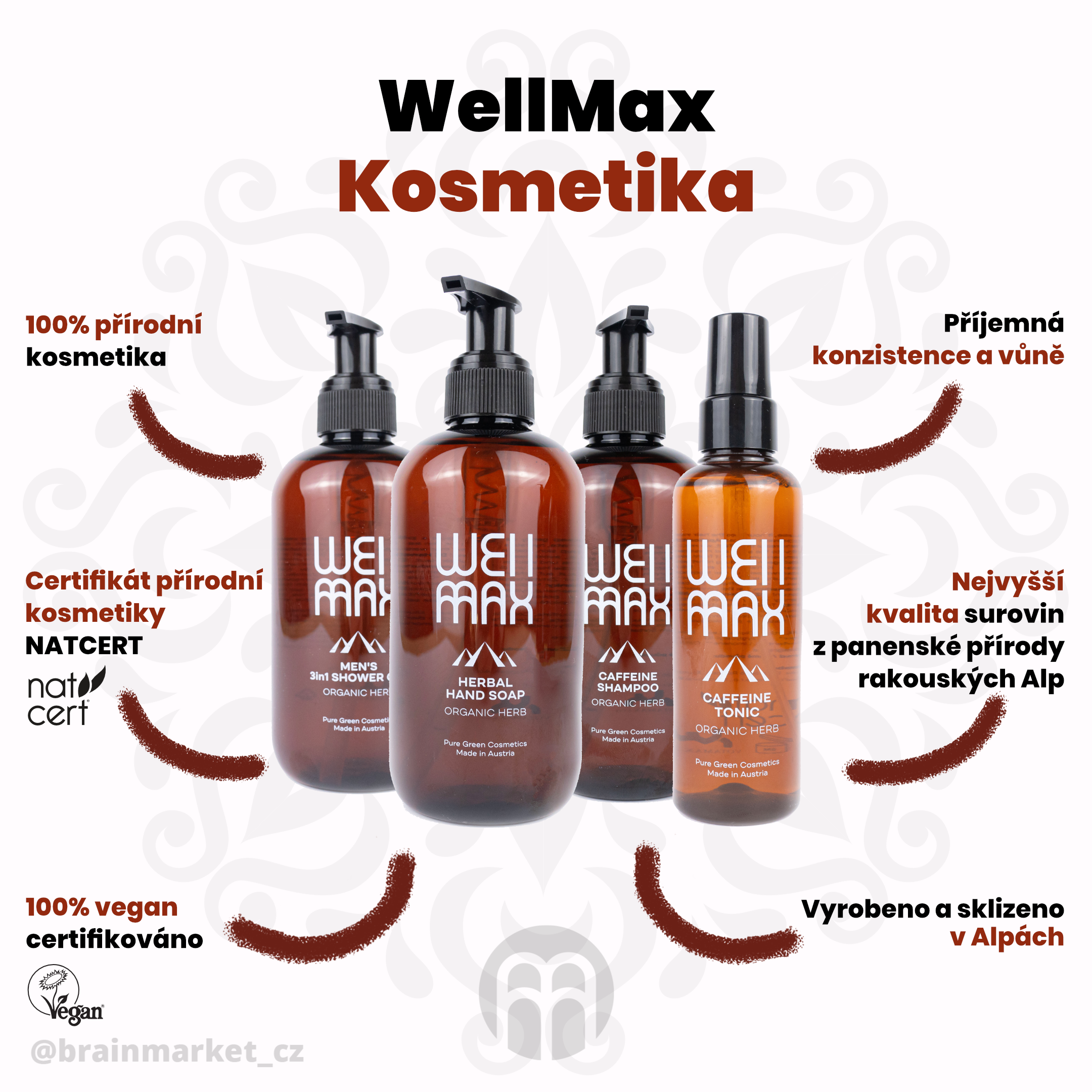 WellMax Kofeinové tonikum proti vypadávání vlasů, 100 ml Obrázek