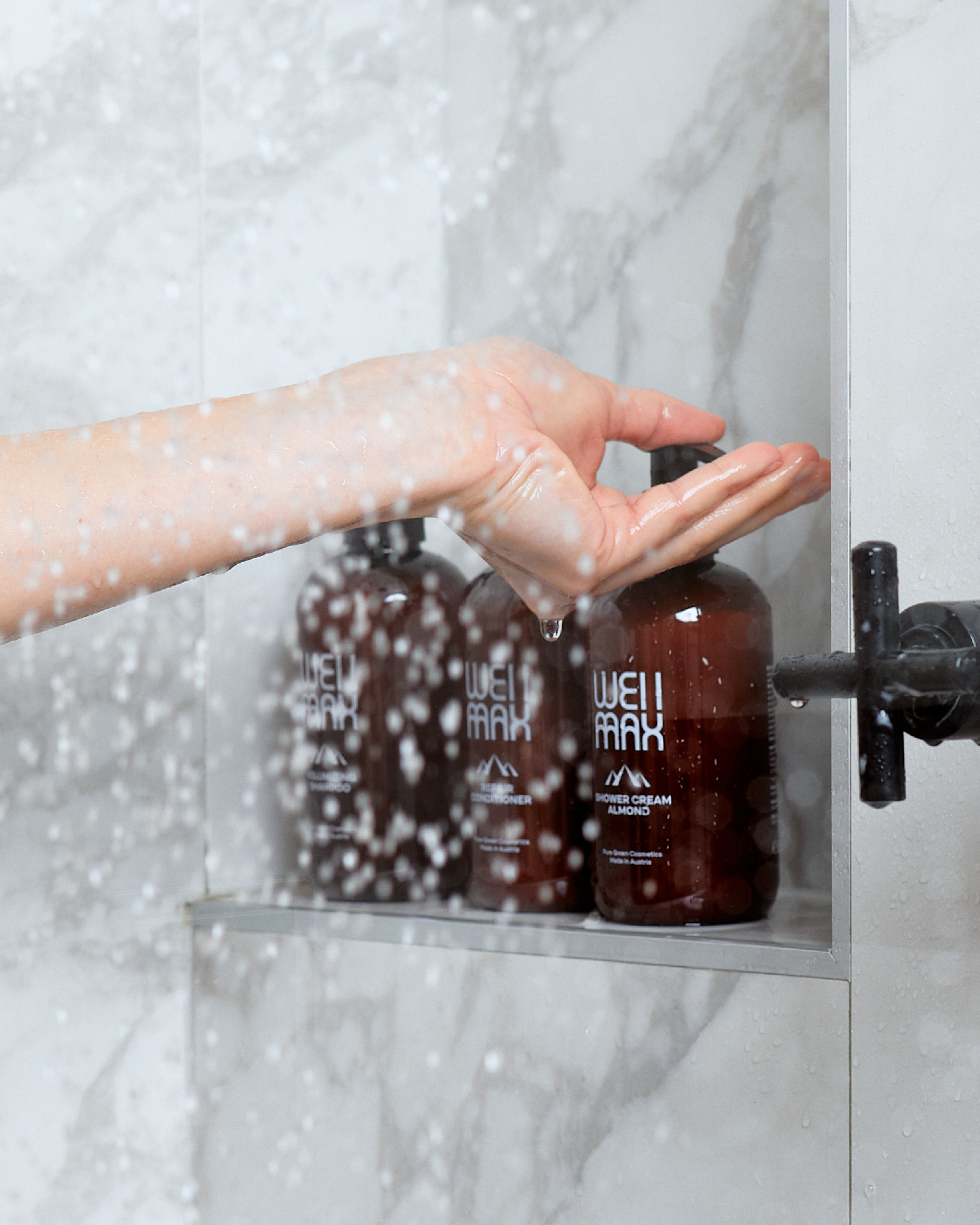 WellMax Mandlový sprchový krém, 250 ml Obrázek