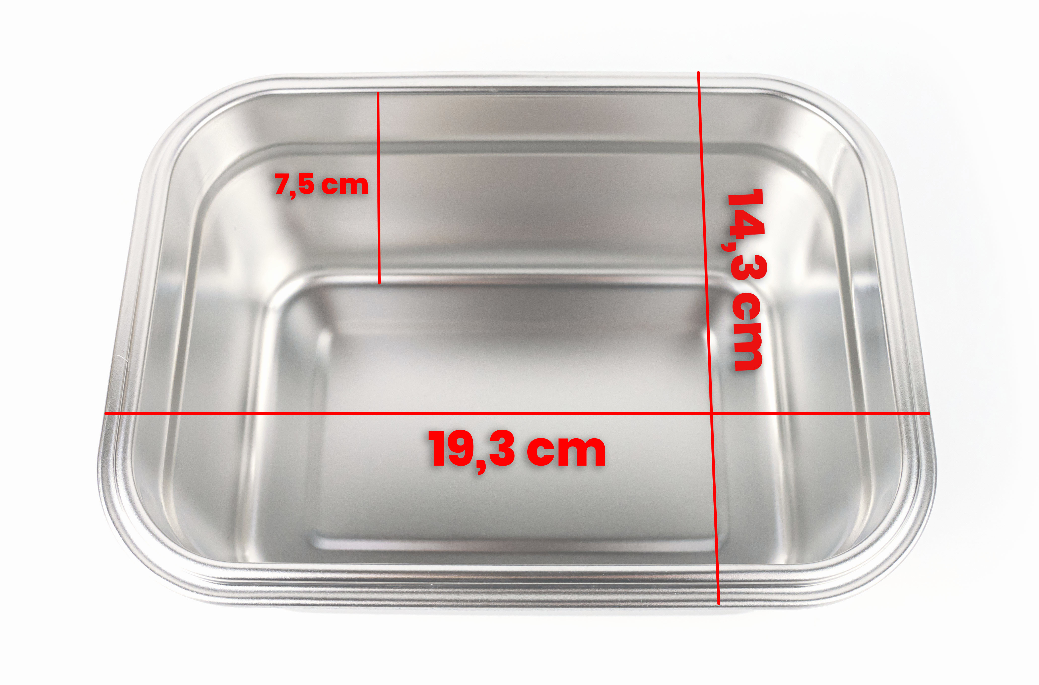 BrainMax Pure Nerezový svačinový box se sponou, 1,6 l Obrázek