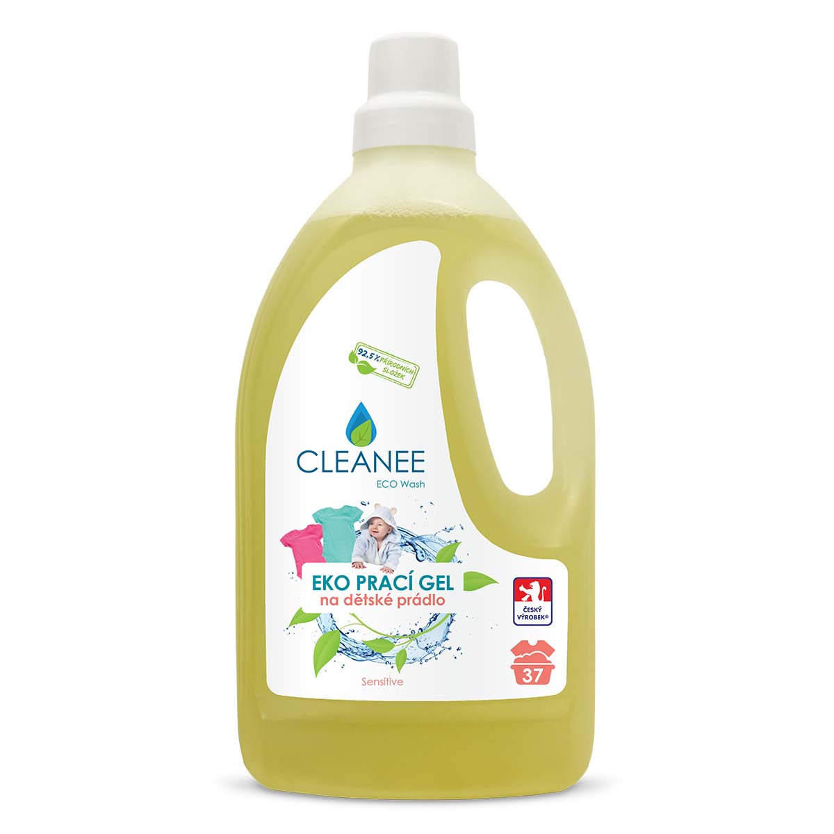 Cleanee ECO Prací gel na dětské prádlo 1,5L Obrázek