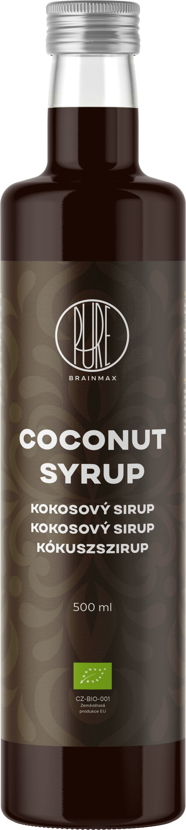 BrainMax Pure Kokosový sirup světlý, BIO, 500 ml Obrázek