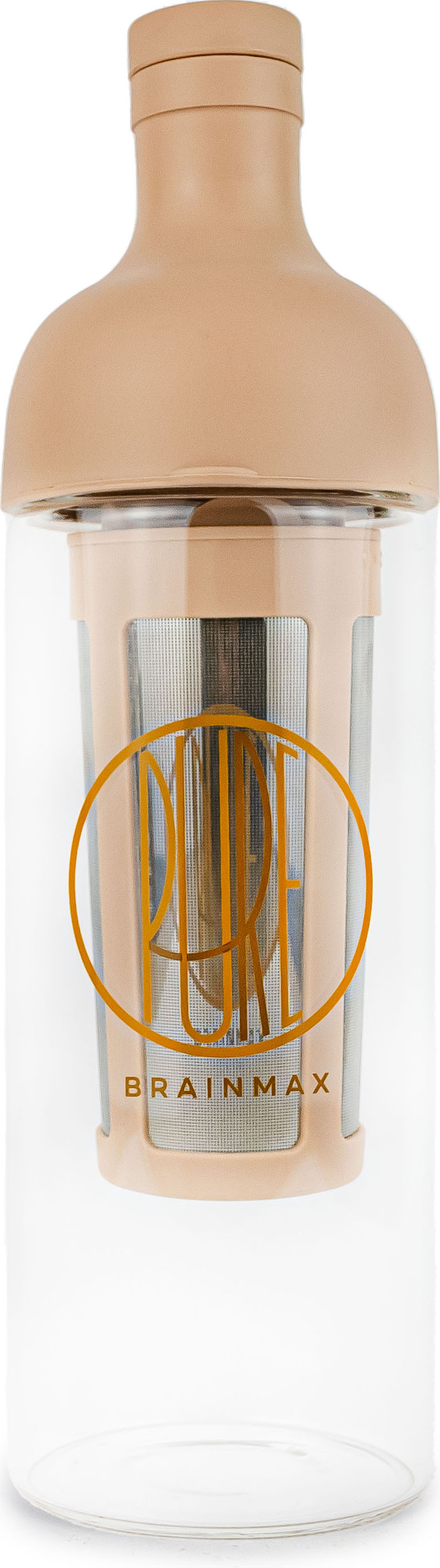 BrainMax Pure láhev na přípravu Cold Brew, 750 ml - světle hnědá Obrázek