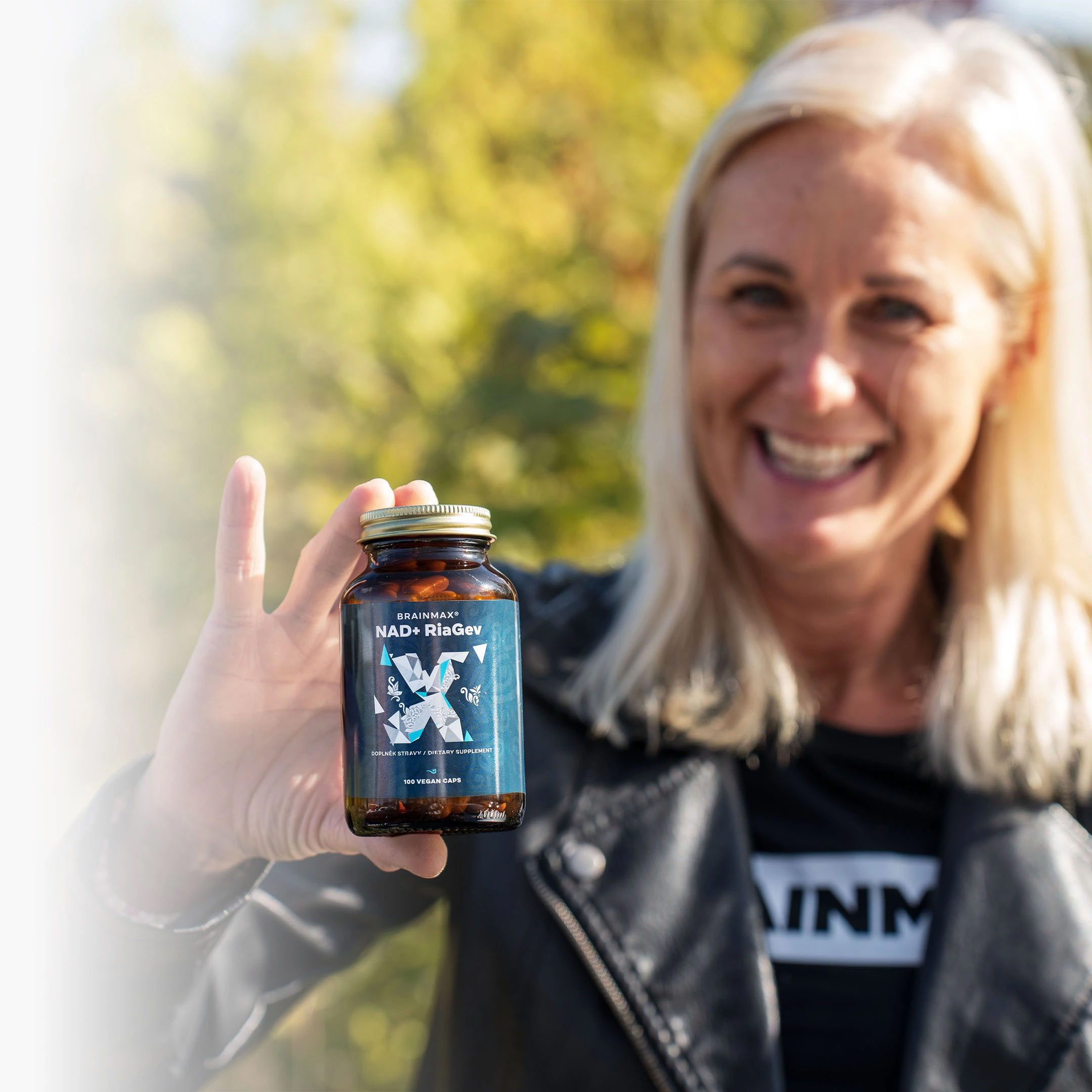 BrainMax NAD+ RiaGev®, 750 mg, 100 rostlinných kapslí Obrázek