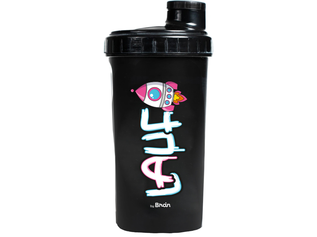BrainMax Lauf plastový shaker (šejkr), černý, 700 ml Obrázek