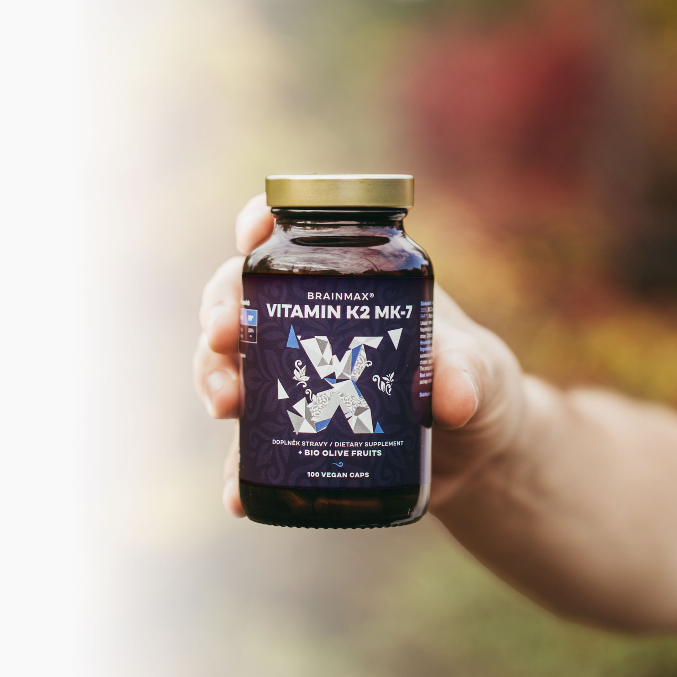 BrainMax Vitamin K2 jako MK7 all-trans K2VITAL®DELTA 150 mcg, 100 rostlinných kapslí Obrázek