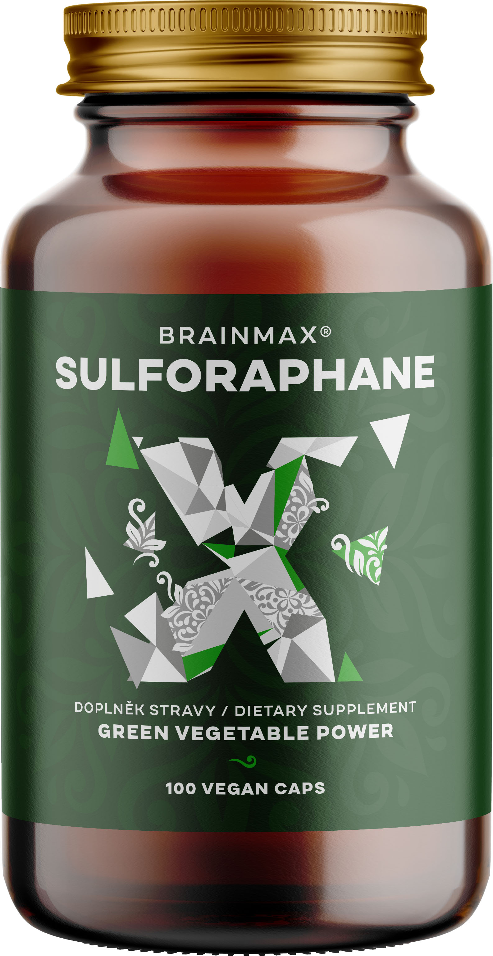 BrainMax Sulforaphane 35 mg, Sulforafan, 100 rostlinných kapslí Obrázek