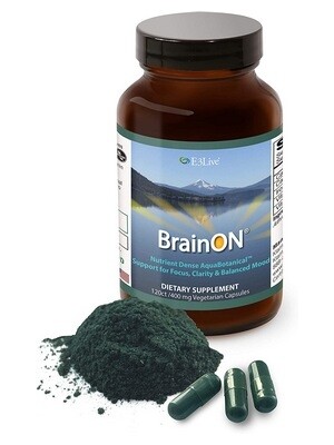 E3Live, BrainON, 60 db gyógynövényes kapszula Obrázek