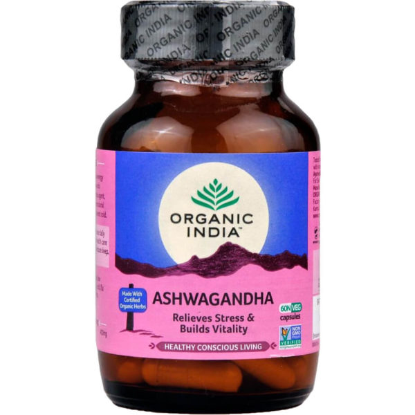 Organic India Ašvaganda vitalita sex a energie 60 kapslí Obrázek