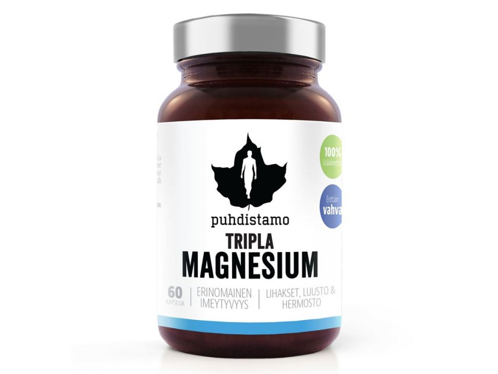 1 Tripple Magnesium 60 kapsli