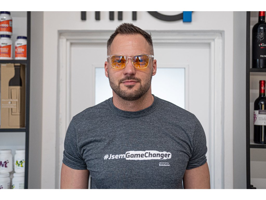 BrainMax BrainMarket brýle blokující 80% modrého světla, Transparent Obrázek