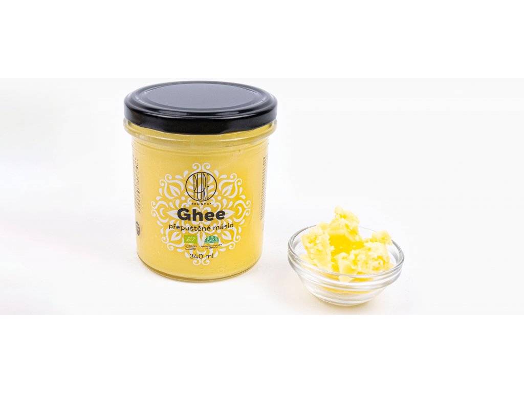 BrainMax Pure Ghee, přepuštěné máslo GHÍ, BIO, 340 ml Obrázek