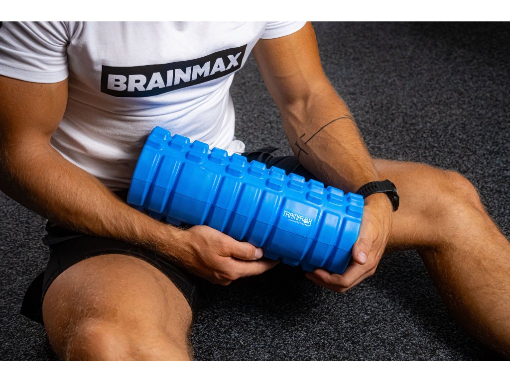 TrainMax masážní válec, roller Barva: Modrá Obrázek