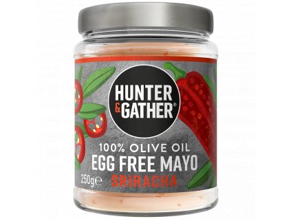 Hunter Gather Optimised Olive Oil Egg Free Sriracha 250g