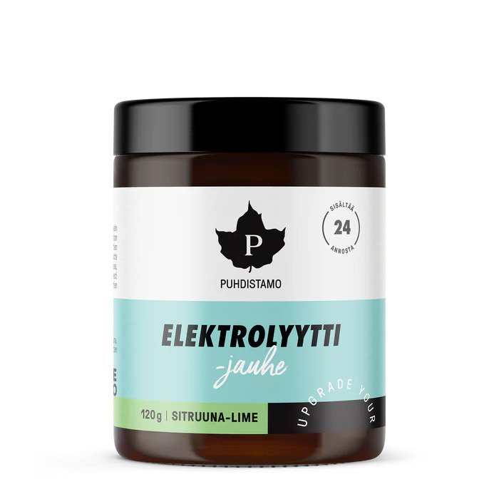 Puhdistamo - Electrolyte Powder 120g lemon lime Obrázek