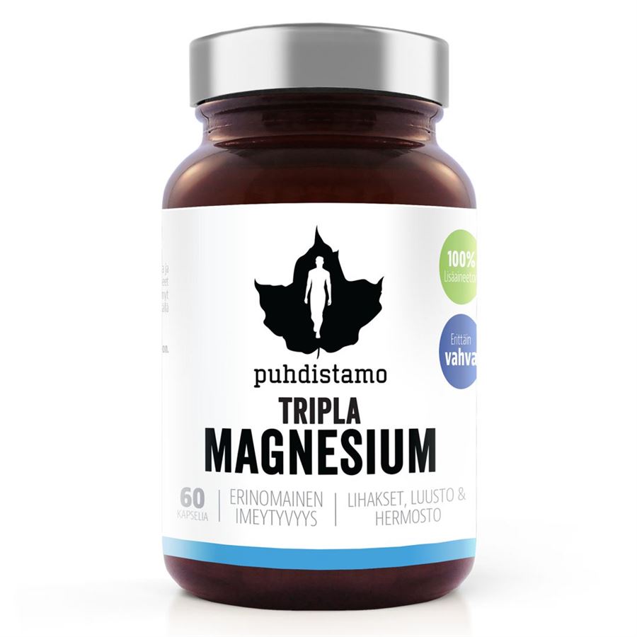 Puhdistamo - Triple Magnesium 60 kapslí Obrázek