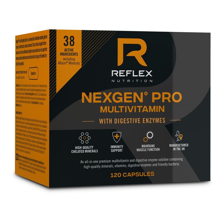 Reflex Nutrition Nexgen® PRO + Digestive Enzymes 120 kapslí Obrázek