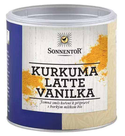 Sonnentor Kurkuma Latte - vanilka BIO, 60 g dóza Obrázek