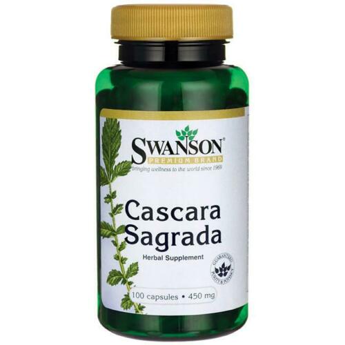 Swanson Cascara Sagrada (Řešetlák Purshův), 450 mg, 100 kapslí Obrázek