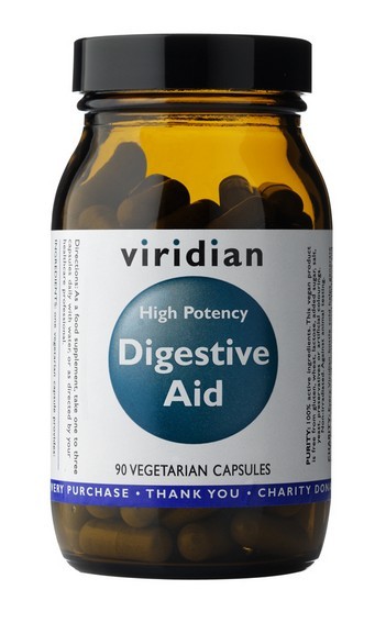 Viridian High Potency Digestive Aid 90 kapslí Obrázek