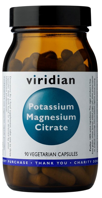 Viridian Potassium Magnesium Citrate 90 kapslí (Draslík-Hořčík) Obrázek
