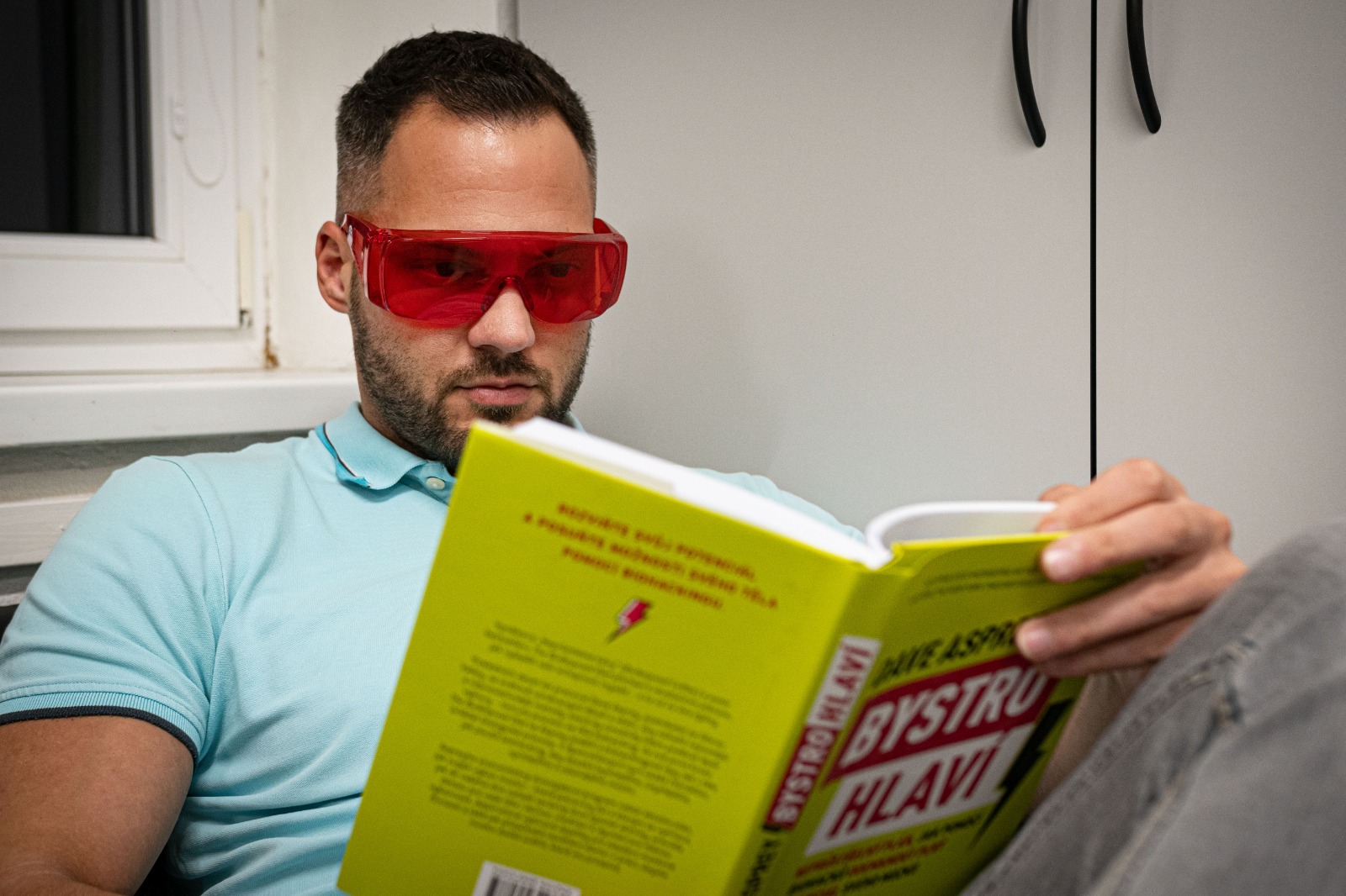 BrainMax BrainMarket brýle blokující 100% modrého a zeleného světla, TRON Obrázek