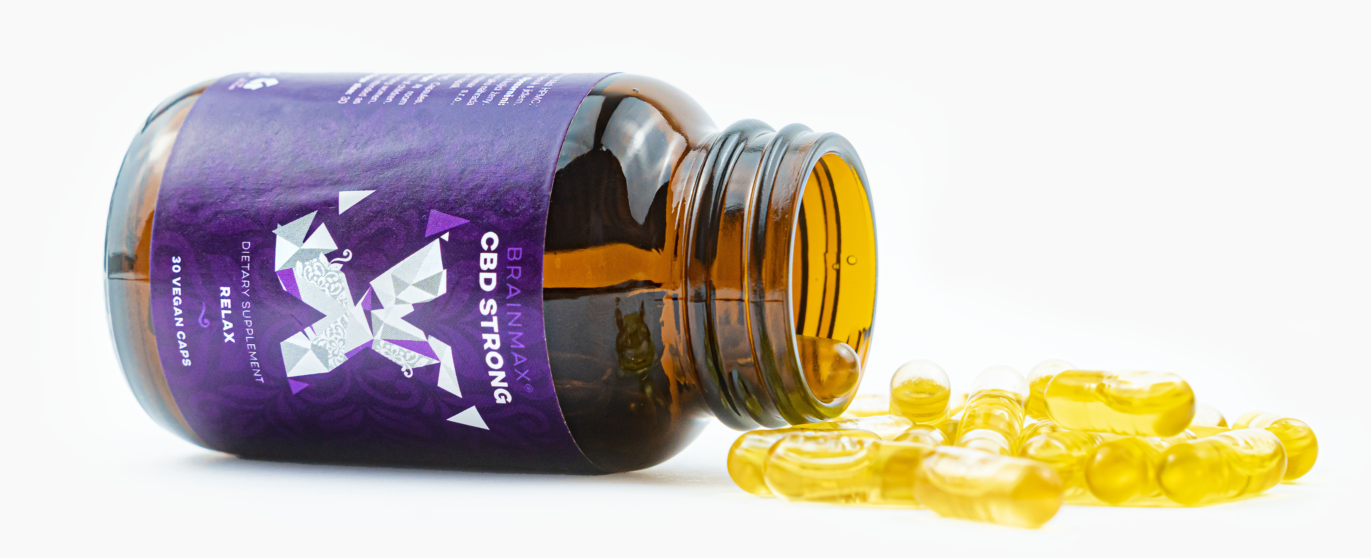 BrainMax CéBéDé Strong 30 mg, 30 rostlinných kapslí Obrázek