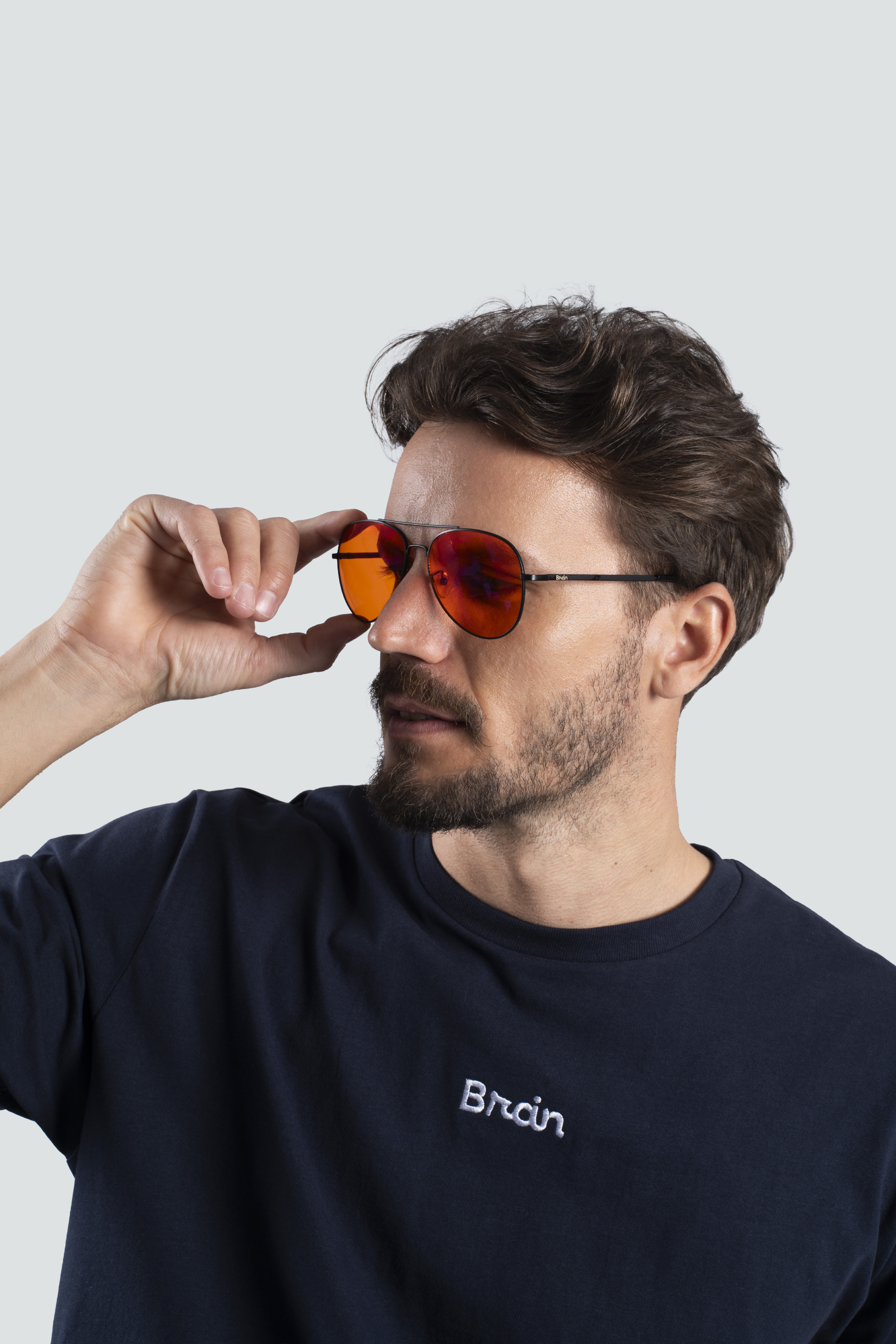 BrainMax BrainMarket brýle blokující 100% modrého světla, PILOT Obrázek