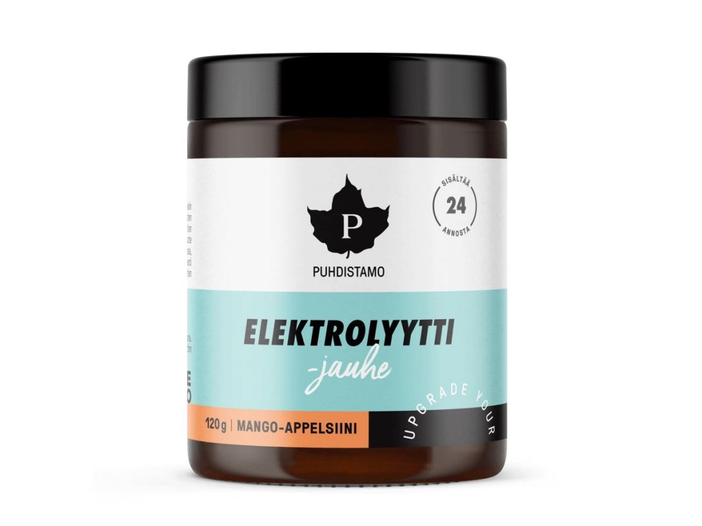 Puhdistamo - Electrolyte Powder 120g mango pomeranč Obrázek