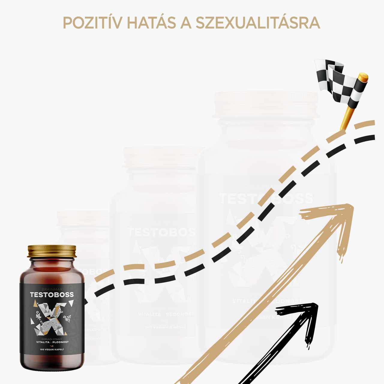 BrainMax Testoboss, 100 rostlinných kapslí Obrázek