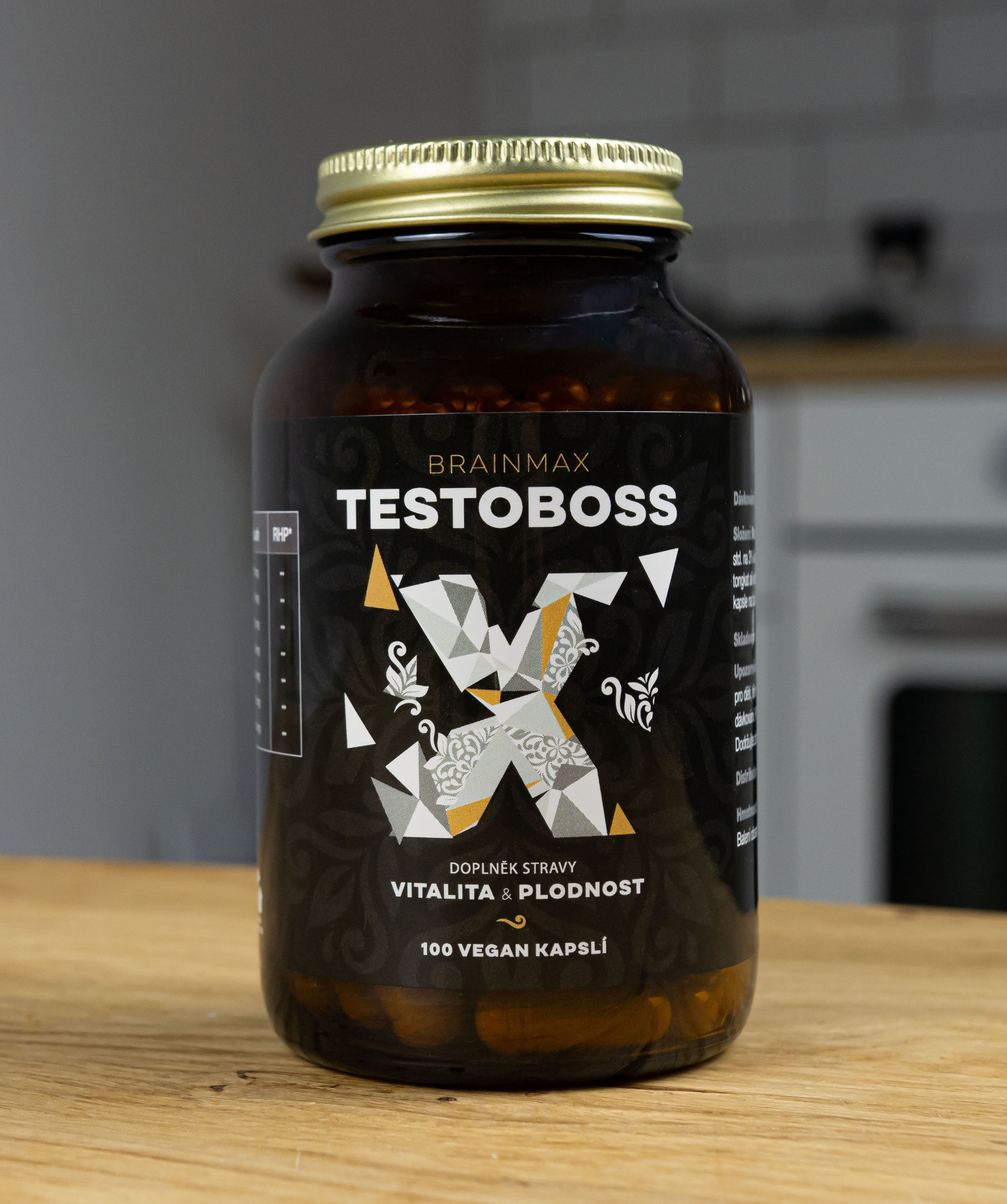 BrainMax Testoboss, 100 rostlinných kapslí Obrázek