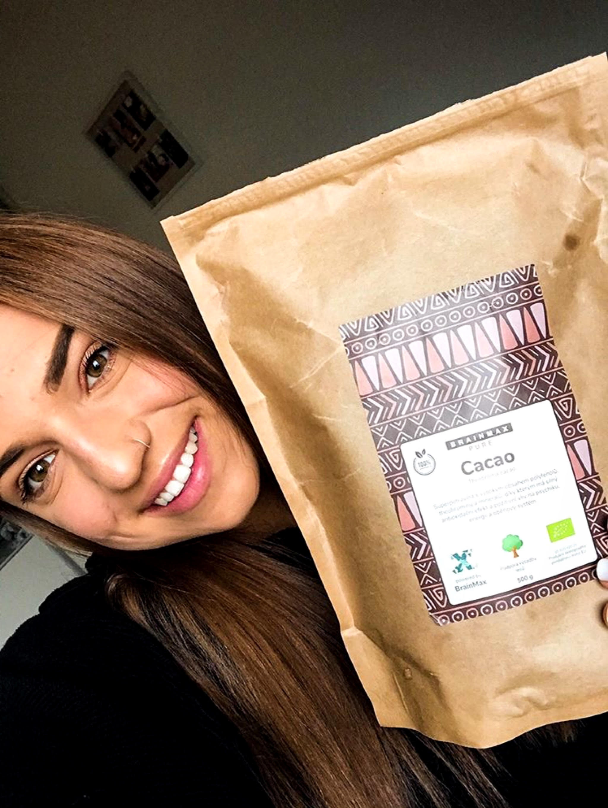 BrainMax Pure Cacao, Bio Kakao z Peru, 1000 g Obrázek