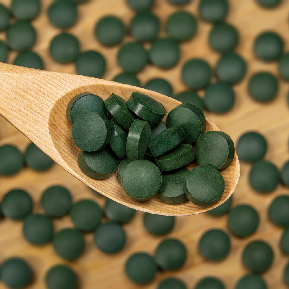 BrainMax Pure Chlorella Tablets, BIO, 1000 tablet Obrázek