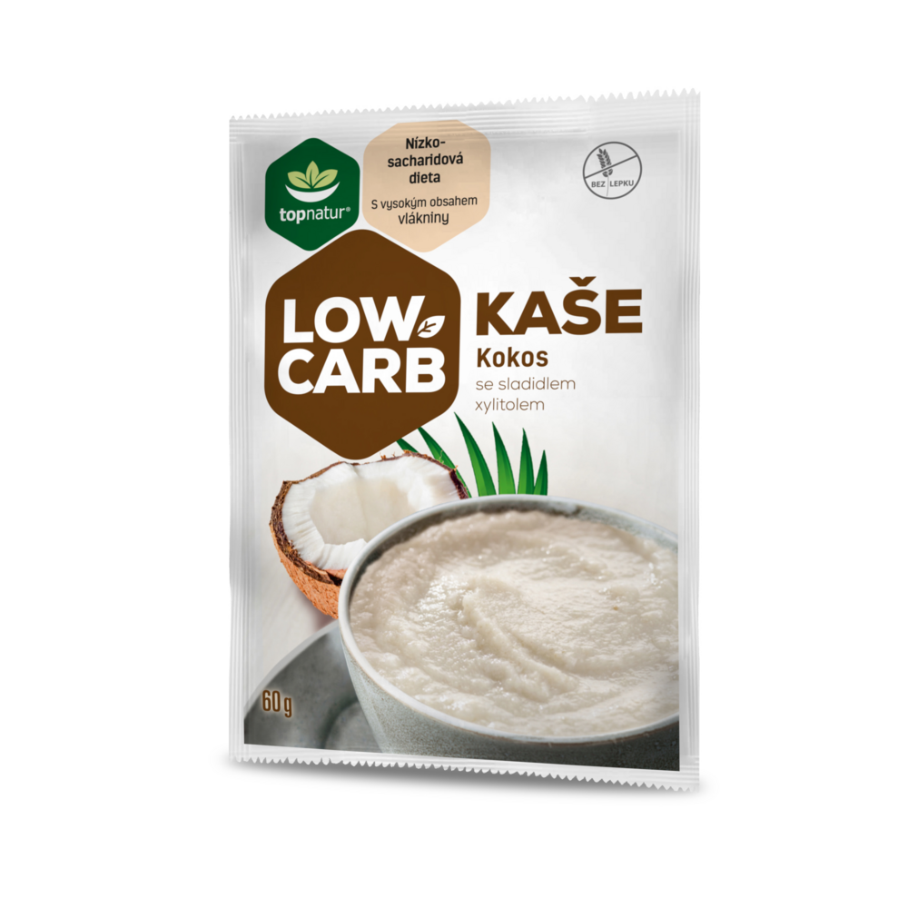 Topnatur - Low Carb kaše, kokosová, 60 g Obrázek