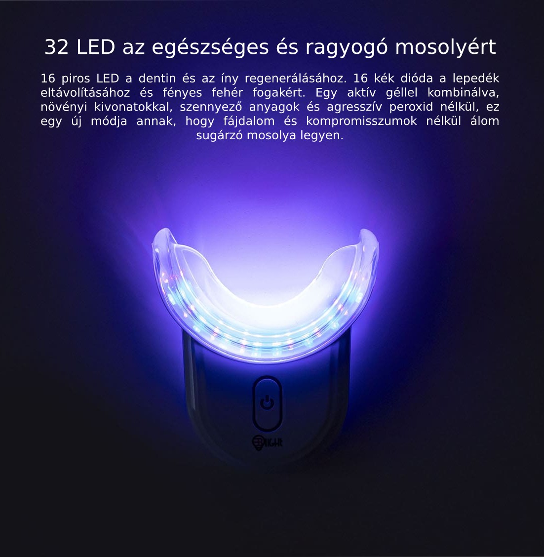 Blight Smile Black, Světelná sada pro bělení zubů Obrázek