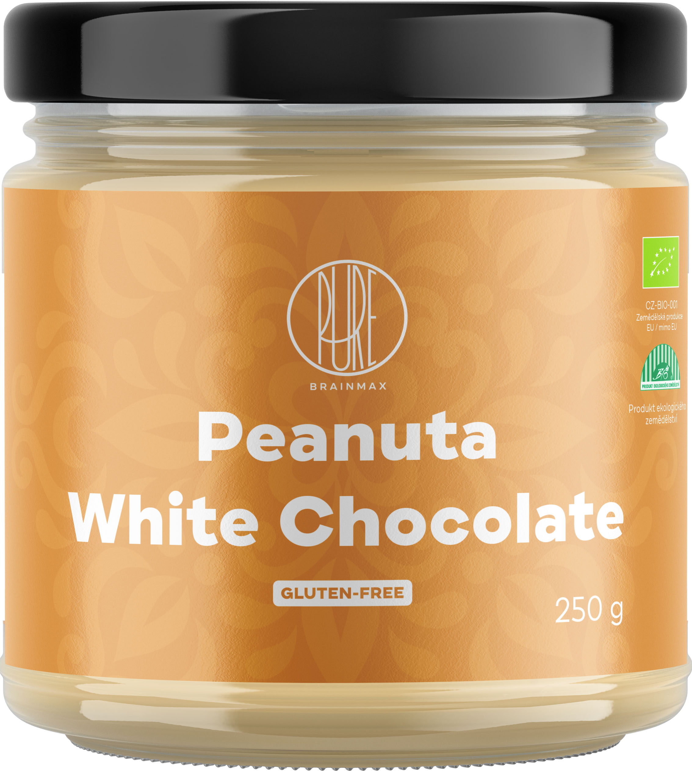 BrainMax Pure Peanuta, Arašídový krém s bílou čokoládou, BIO, 250 g Obrázek