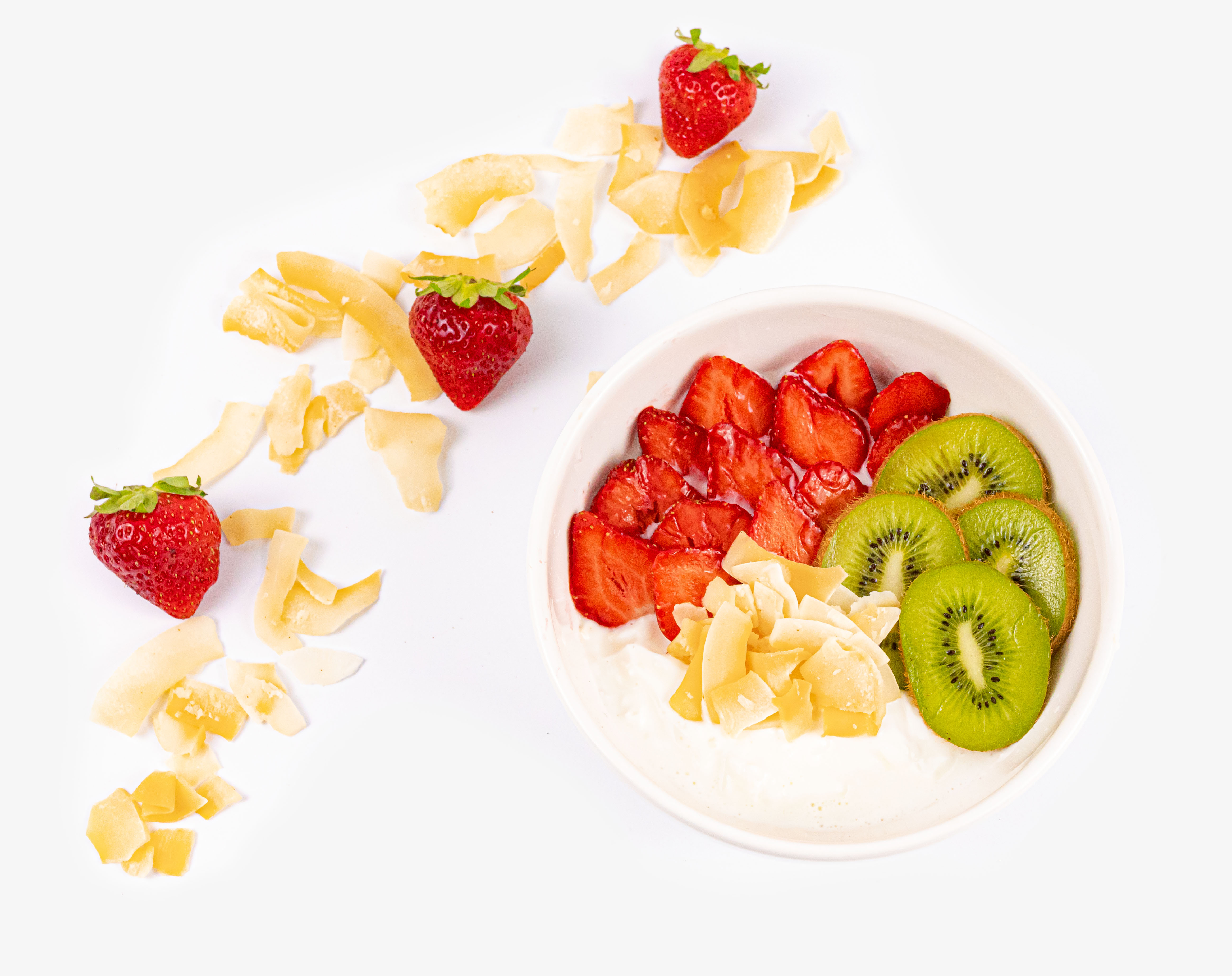 BrainMax Pure Kokosové chipsy v ananasové polevě, BIO, 250 g Obrázek