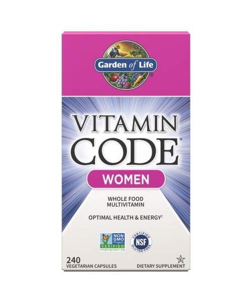 Garden of life Vitamin Code Women (multivitamín pro ženy) - 240 rostlinných kapslí Obrázek