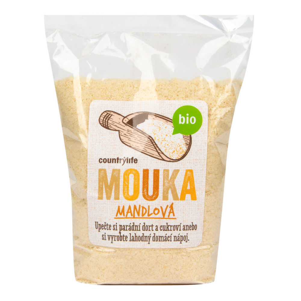 CountryLife - Mouka mandlová BIO - bezlepková, 250g Obrázek