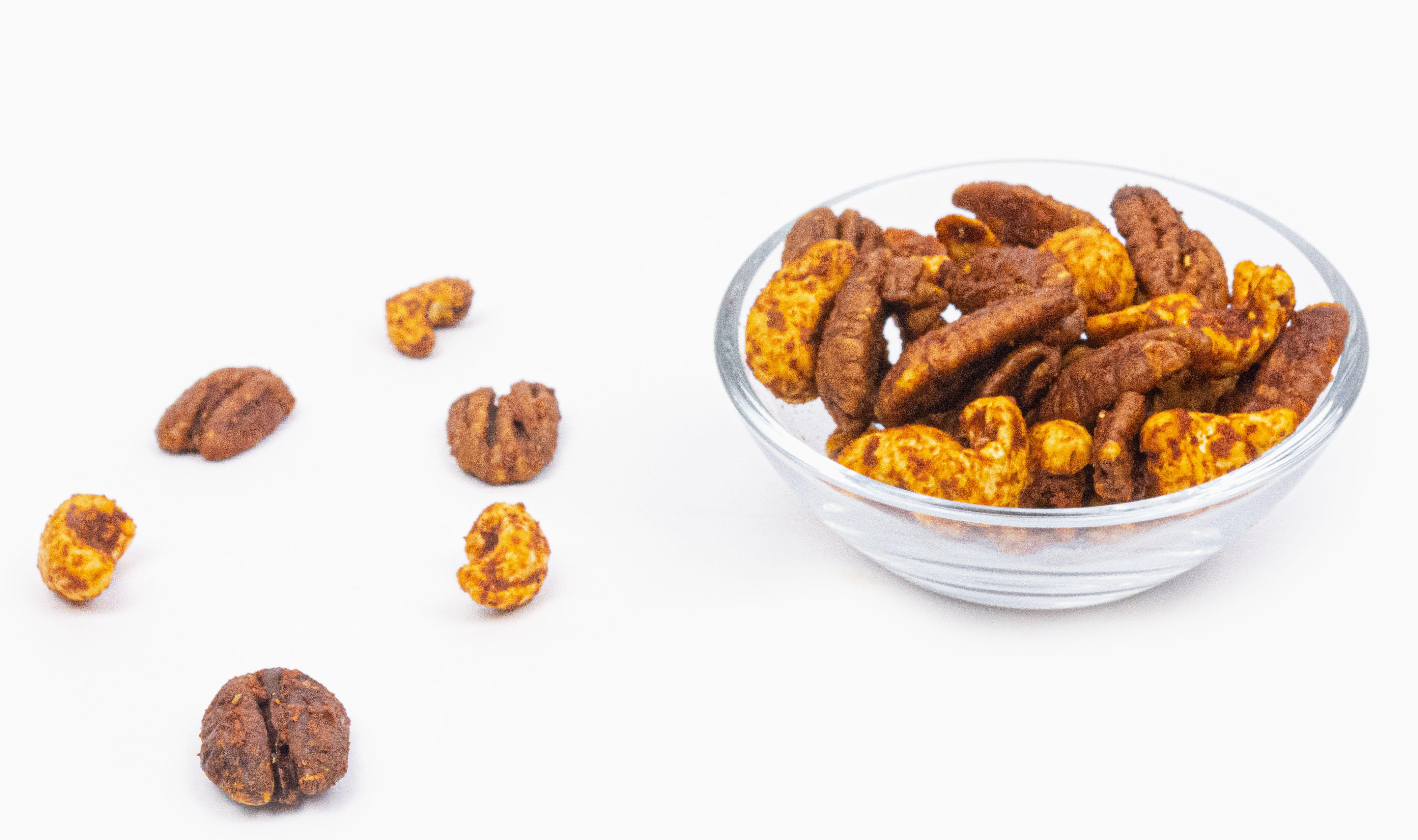 BrainMax Pure Směs ořechů, Chilli & Limetka, BIO, 125 g Obraz