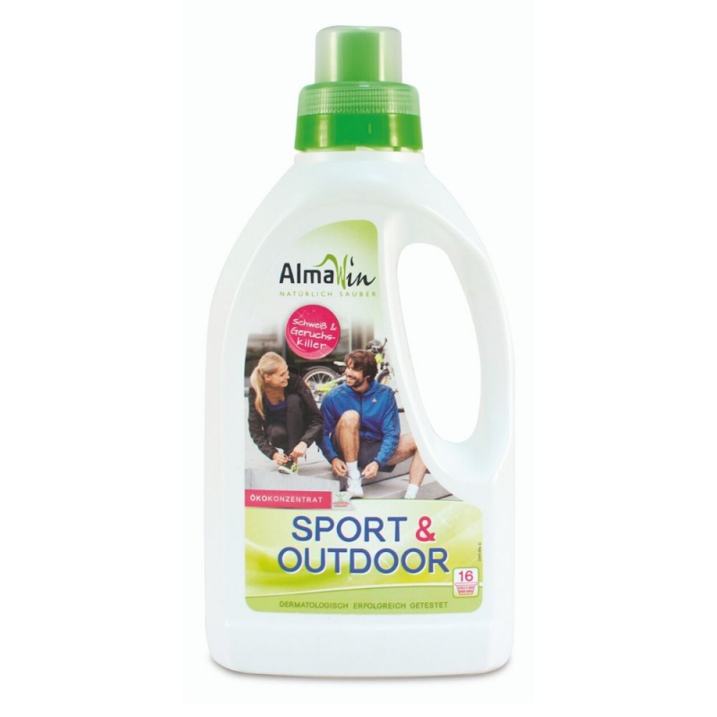 Almawin - Tekutý prací prostředek Sport+Outdoor, 750 ml Obrázek
