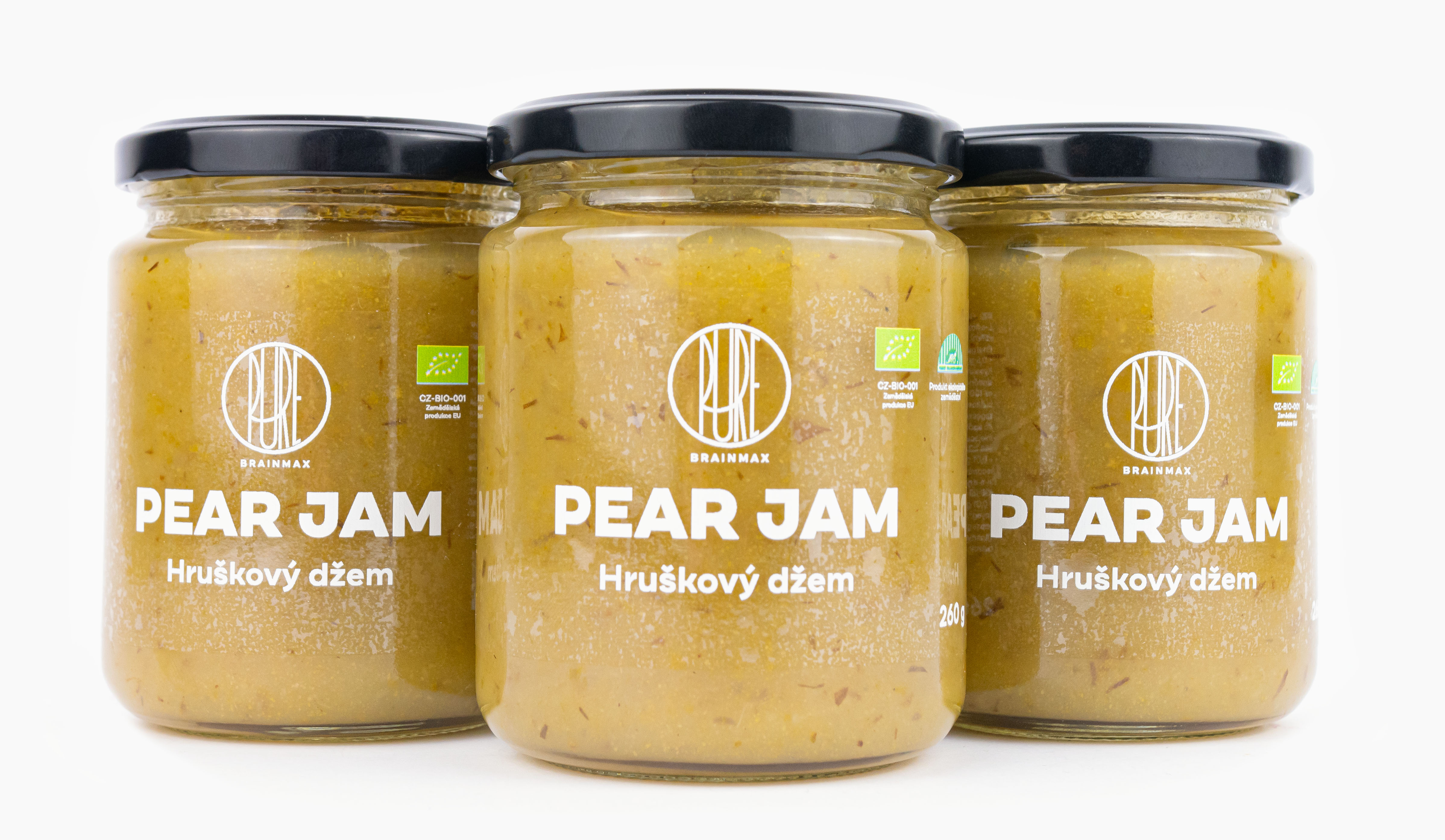 BrainMax Pure Džem Hruška BIO, 260g Obrázek
